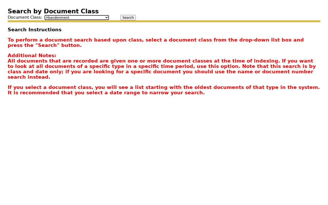 Delano people search Kern Recorder document class screen